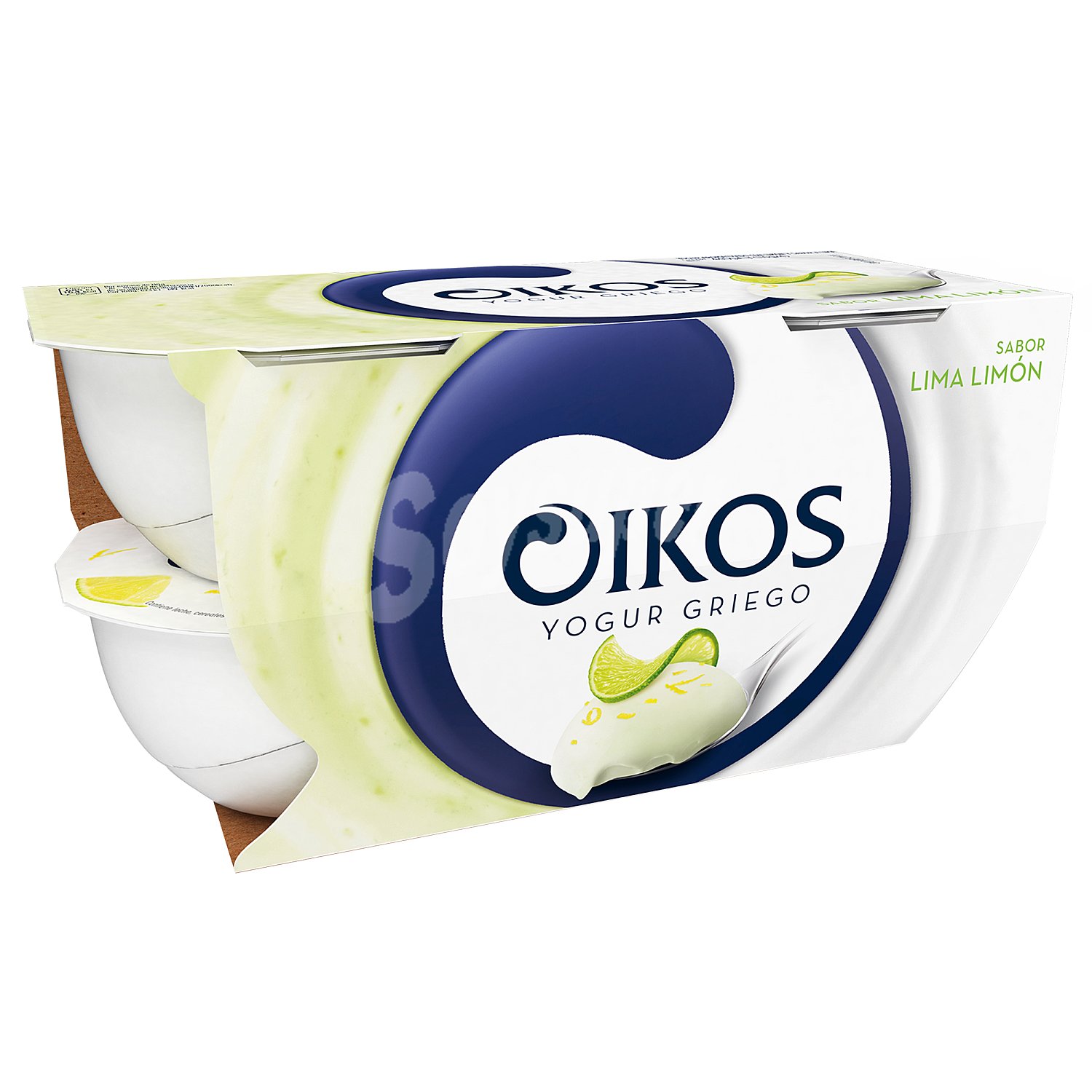 Yogur griego con sabor a lima-limón oikos de Danone