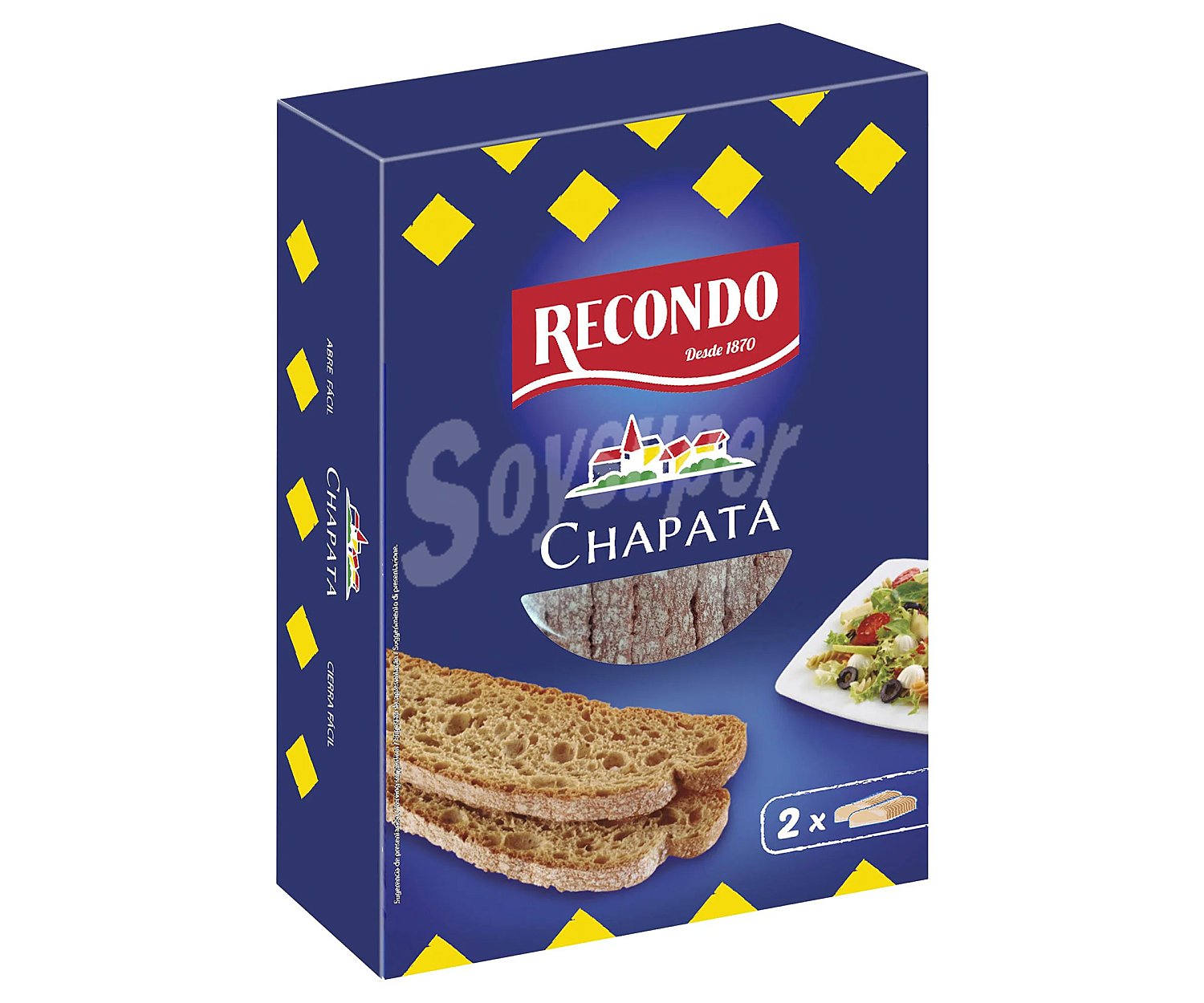 Recondo Pan de chapata tostado recondo