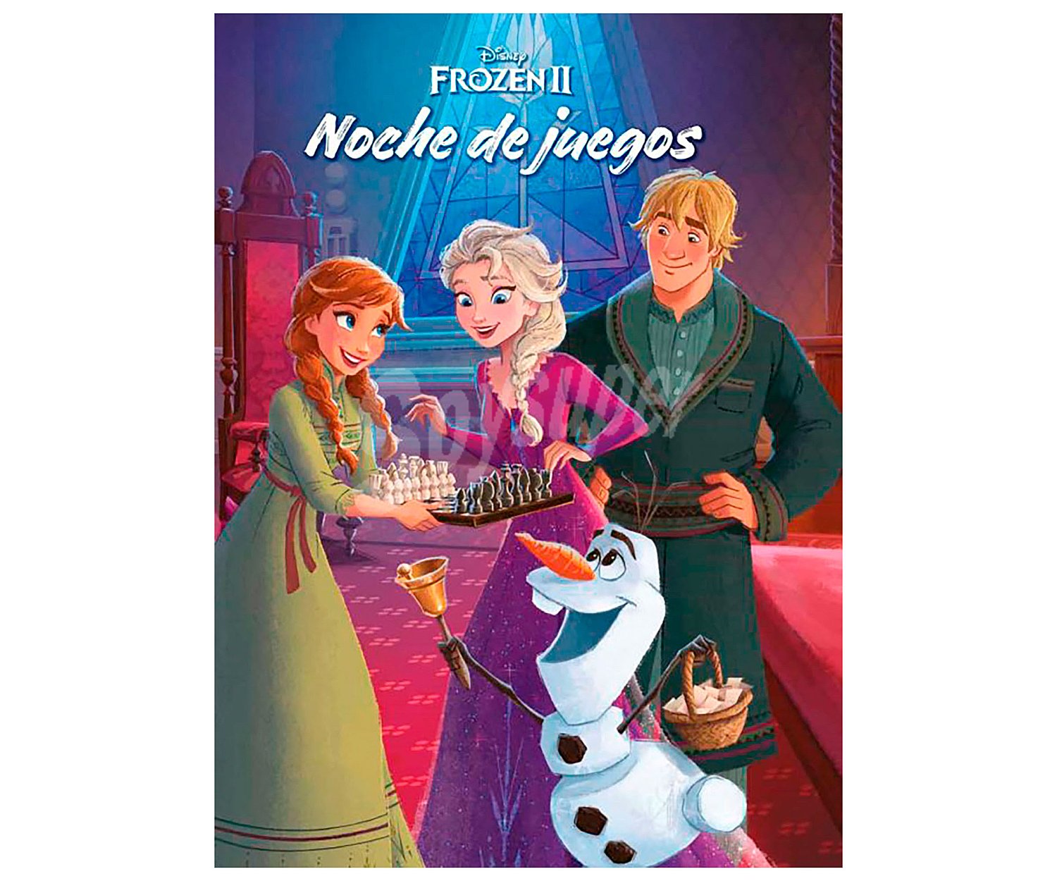 Noche de juegos, Frozen 2, VV. AA. Género: infantil, actividades. Editorial Disney.