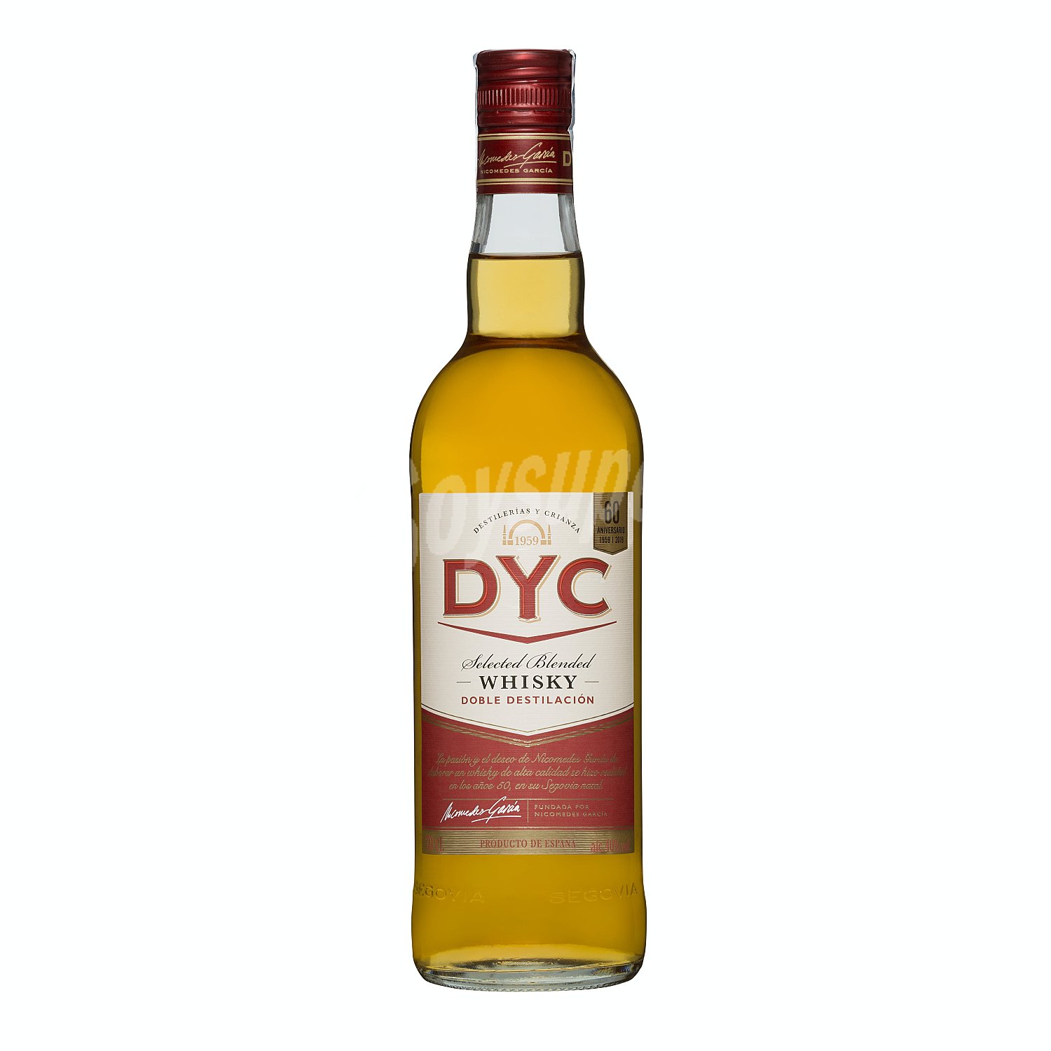 Whisky blended de 5 años y doble destilación, elaborado en España