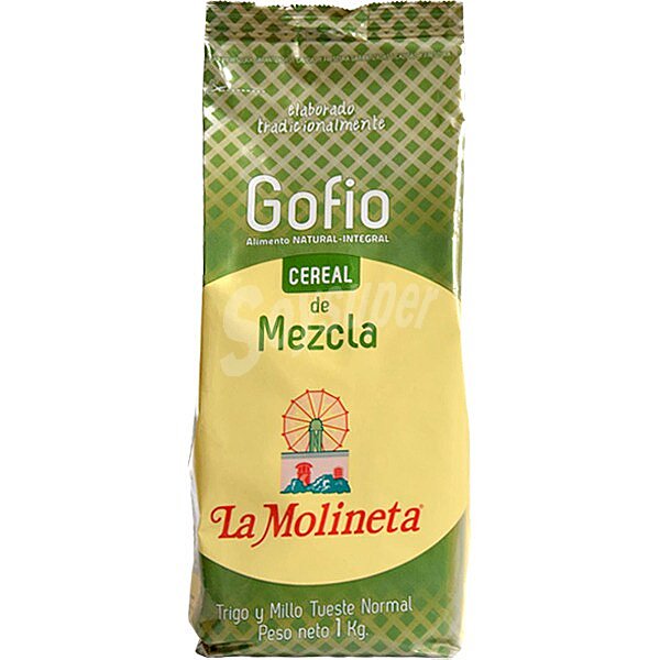 Gofio de trigo y millo bolsa 1 kg