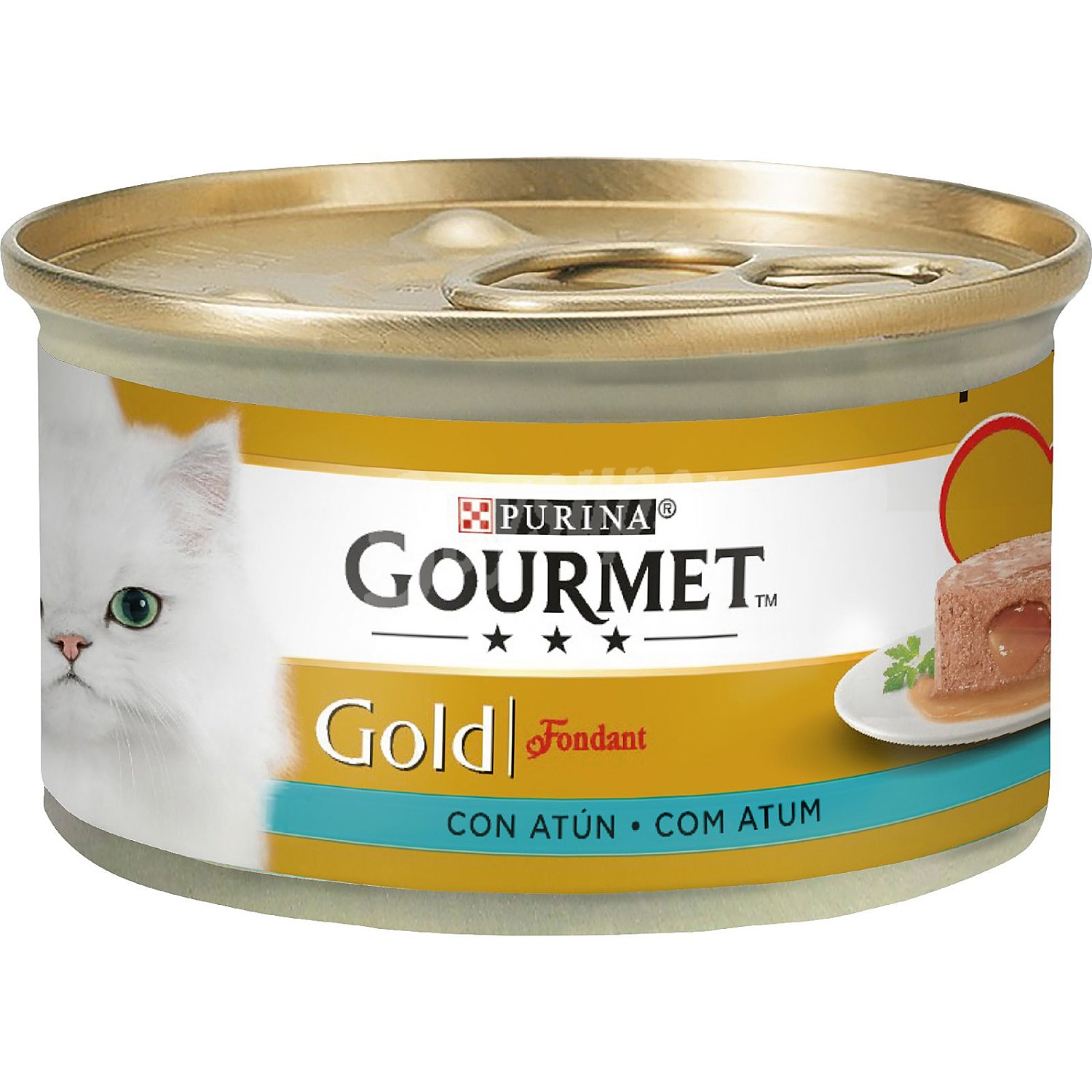 Comida húmeda de atún para gato adulto Purina Gourmet Gold Fondant