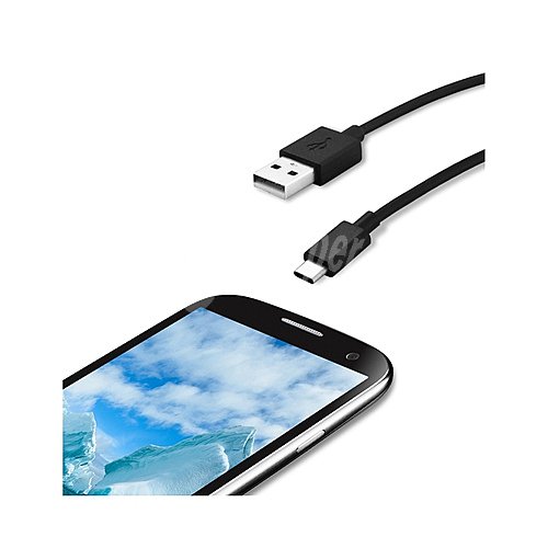 Cable qilive con conexión USB C a 3A, 1,2metros. (teléfono no incluido)