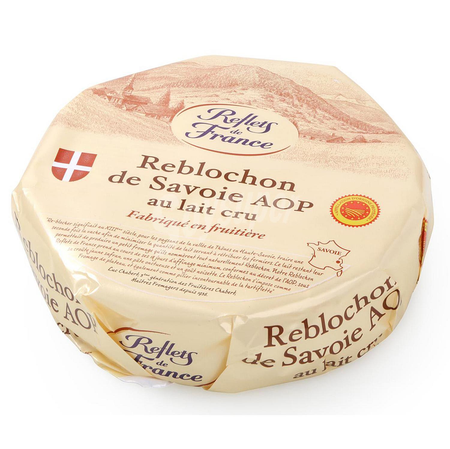 Queso cremoso reblochon de Savoie A.O.P. de leche cruda Reflets de France