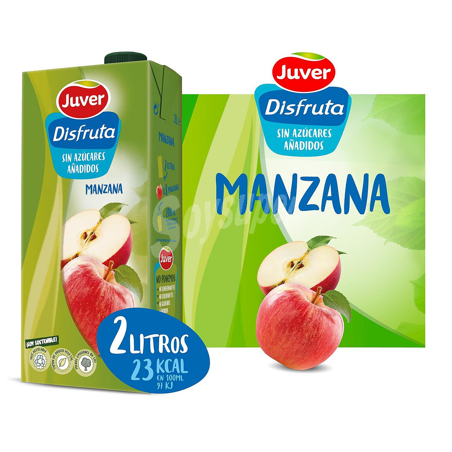 Néctar de manzana, sin azúcares añadidos