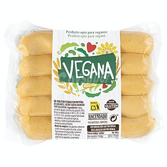 Salchichas cocidas Vegana