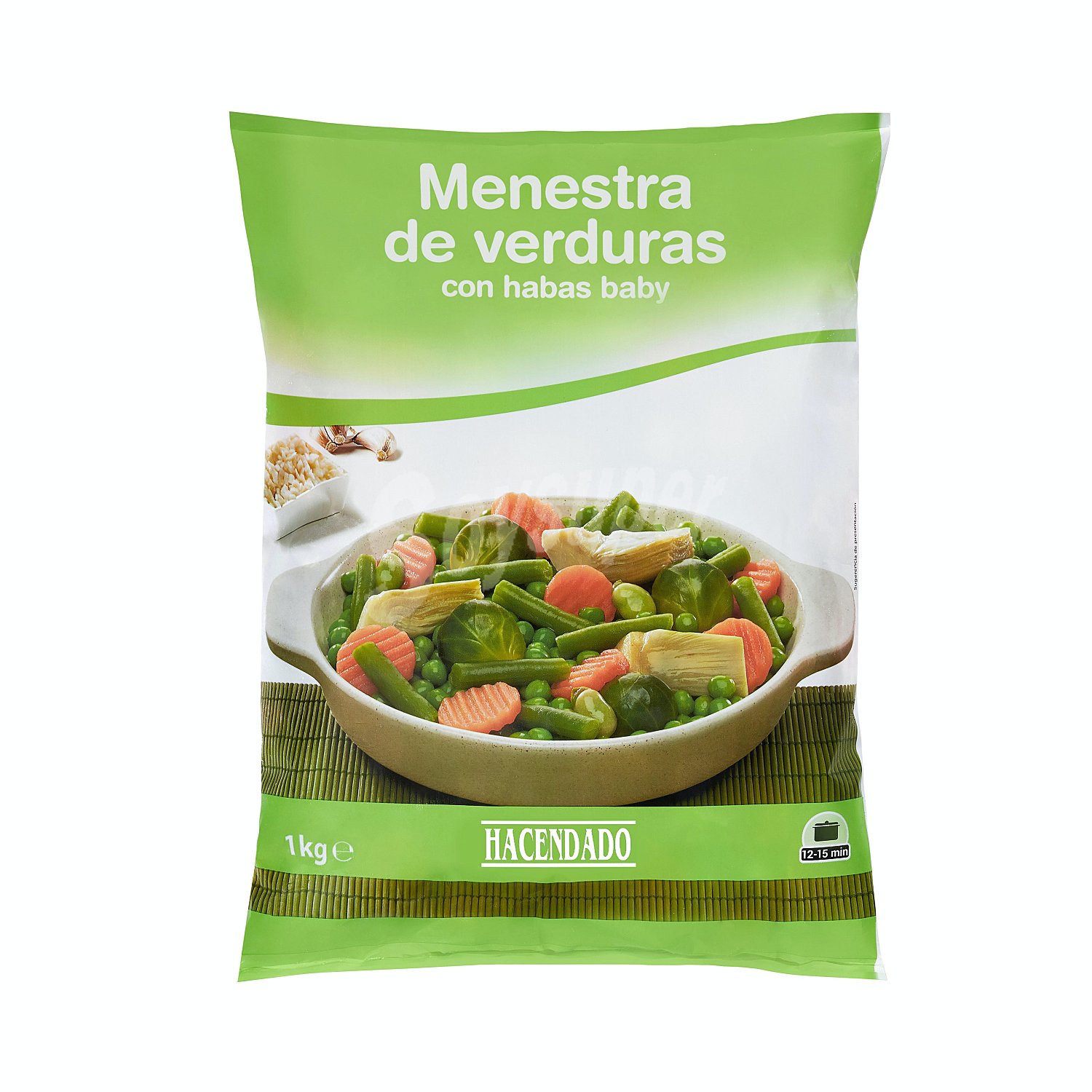 Menestra verdura congelada (con habas baby)