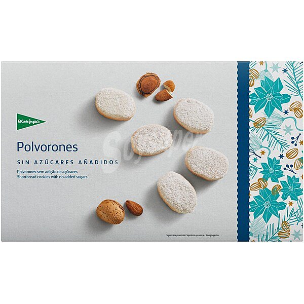 Polvorones tradicionaes sin azúcar calidad suprema selection