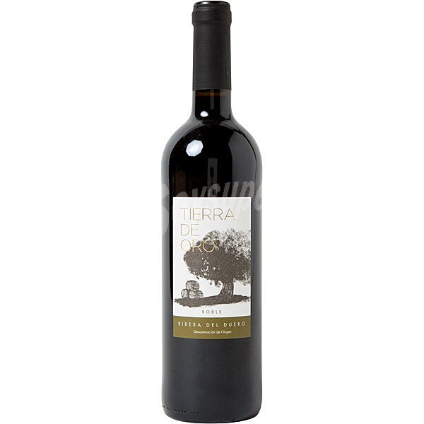 vino tinto roble D.O. Ribera del Duero elaborado para grupo El Corte Inglés botella 75 cl