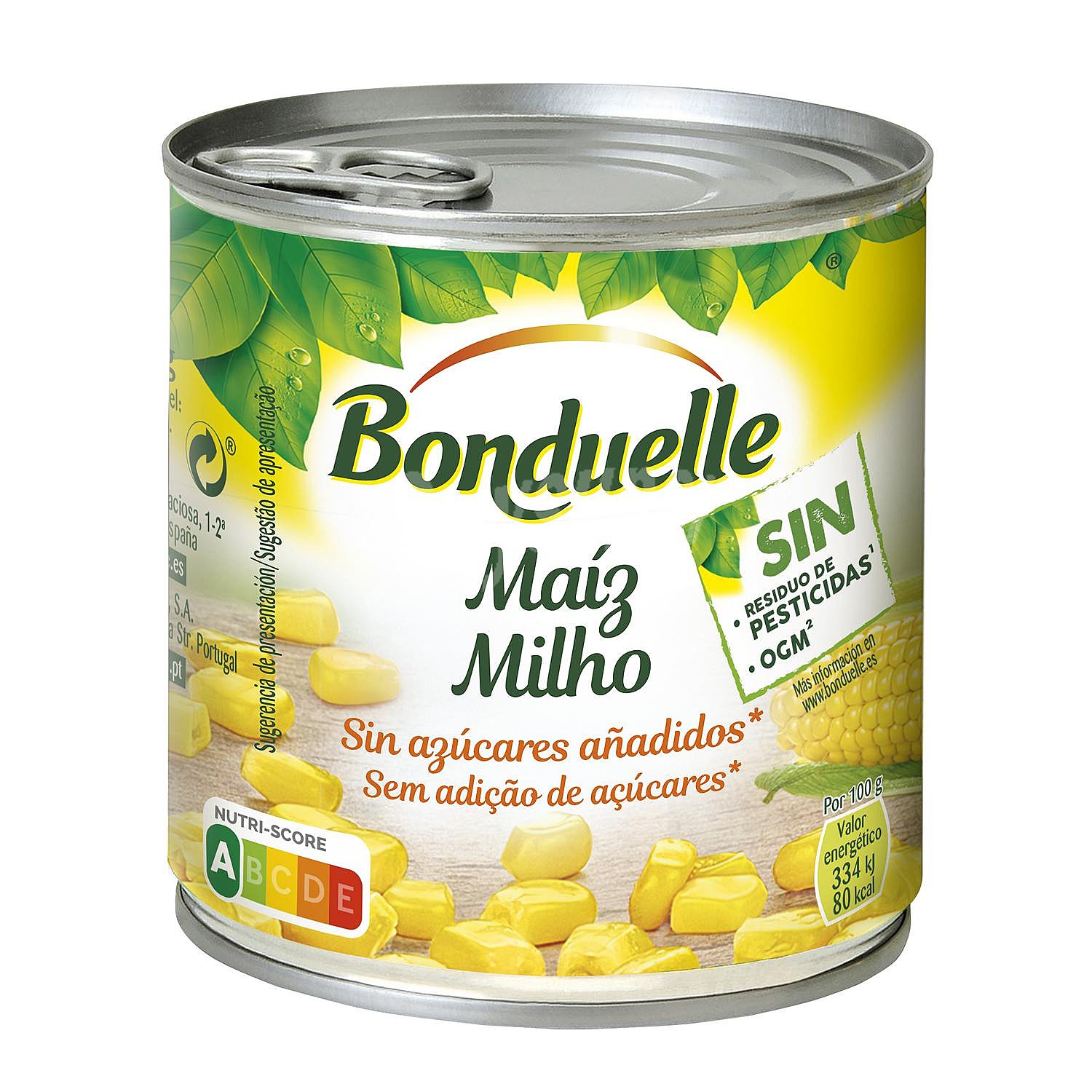 Maíz dulce Bonduelle sin lactosa