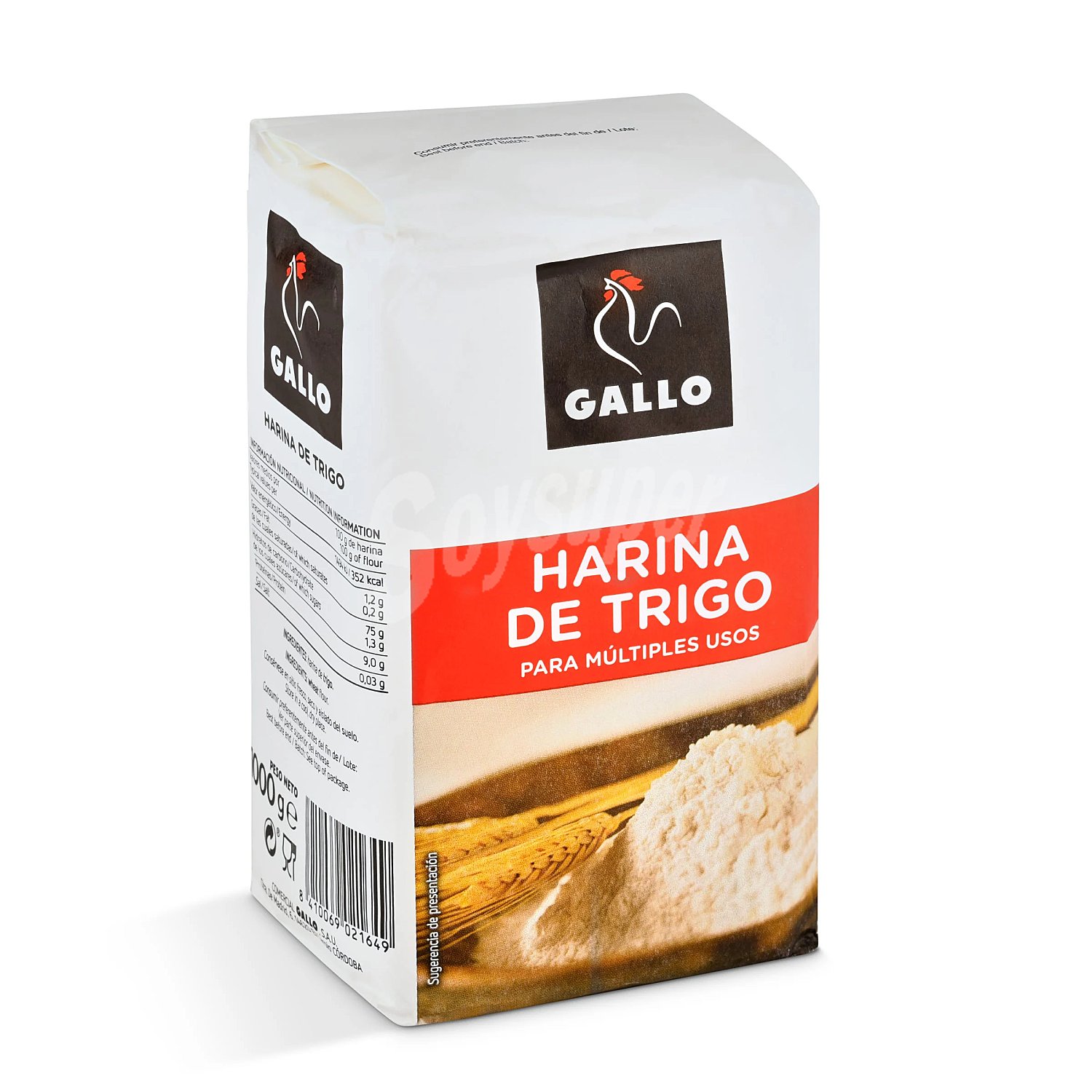 Harina de trigo gallo