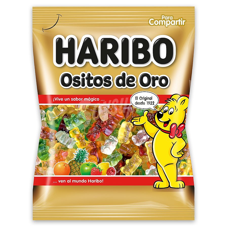 Caramelos de goma haribo ositos de oro