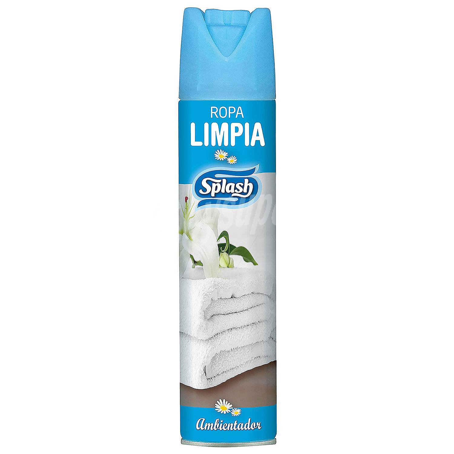 Ambientador aerosol ropa limpia