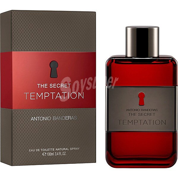 Agua de colonia para hombre con vaporizador en spray the secret temptation