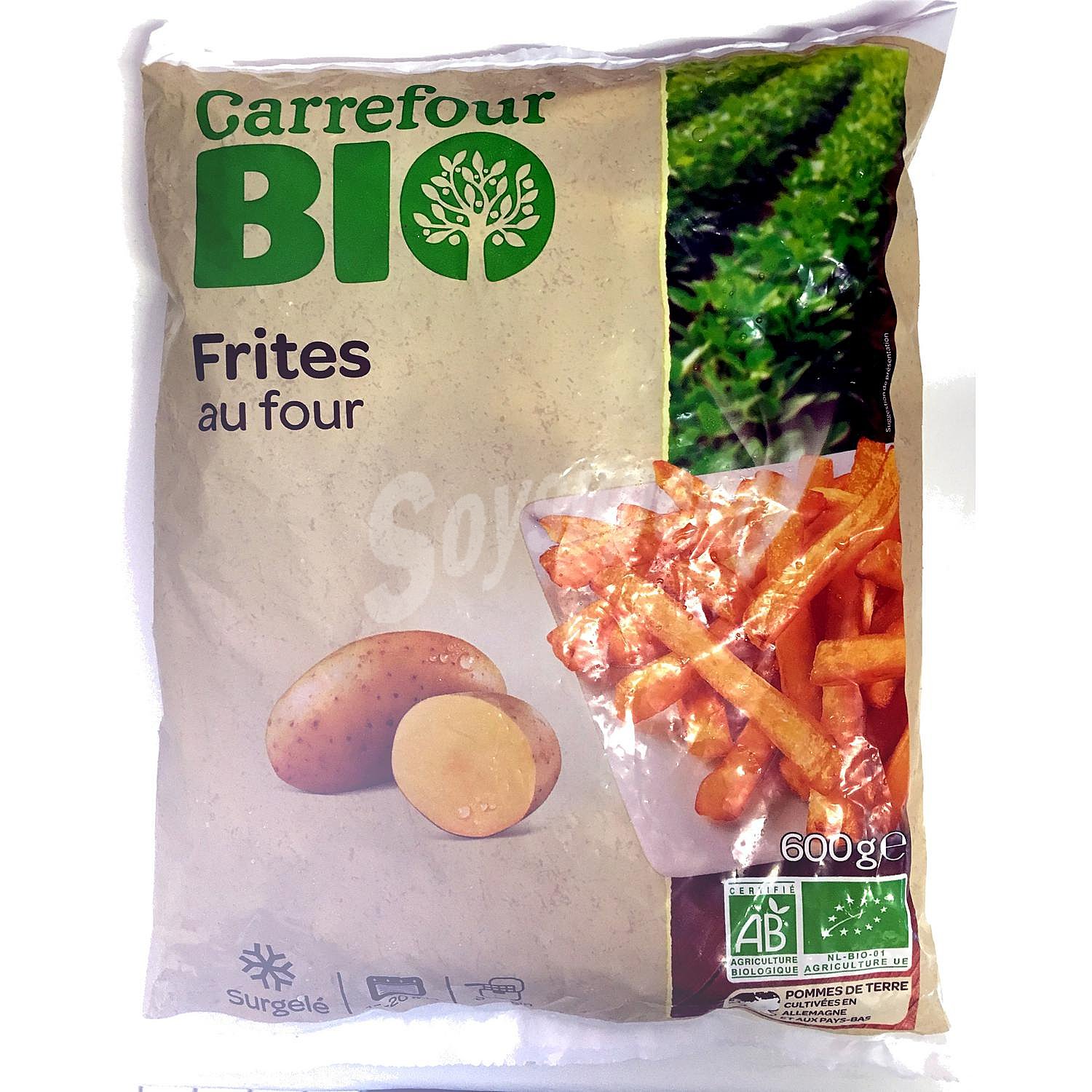 Patatas fritas para horno ecológicas Carrefour Bio