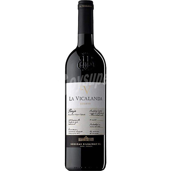 Vino tinto reserva doca Rioja