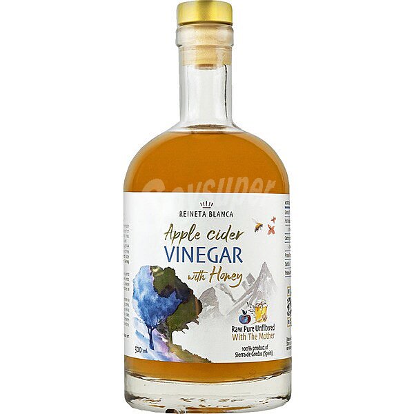 Vinagre de sidra de manzana con miel botella 500 ml