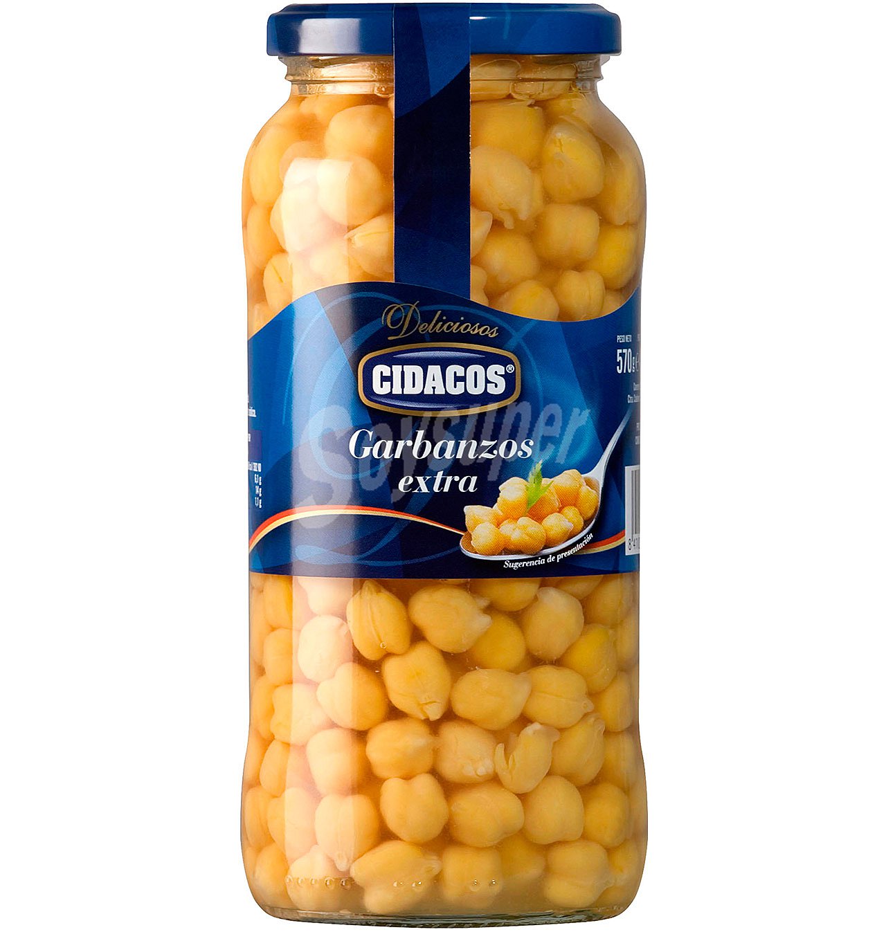 Garbanzos cidacos al natural