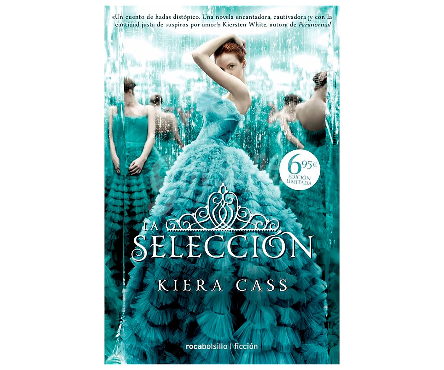 La selección, kiera cass, libro de bolsillo. Género: romántica. Editorial Roca.