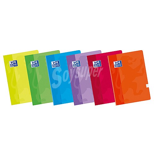 Cuaderno A5 con cuadrícula de 4x4mm 48 hojas de de papel satinado ultra-blanco oxford