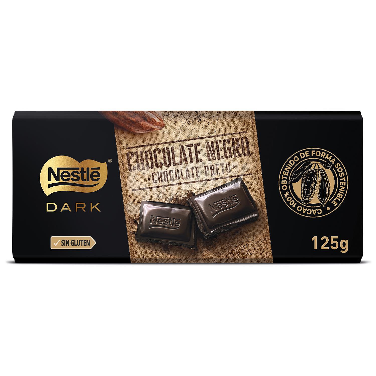 Chocolate negro Nestlé Dark sin gluten