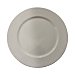 Plato de postre de porcelana blanca con relieve en el ala, 19cm. actuel.