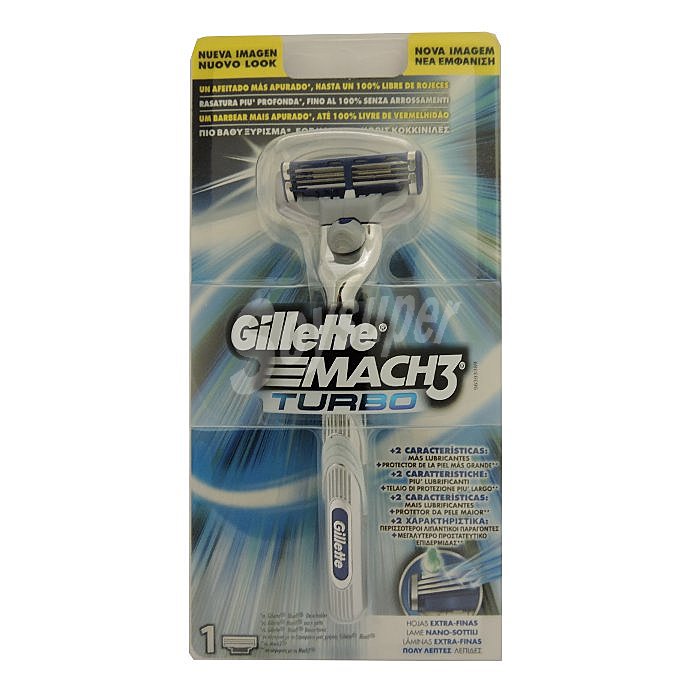 Maquina de afeitar gillette Mach 3 Turbo