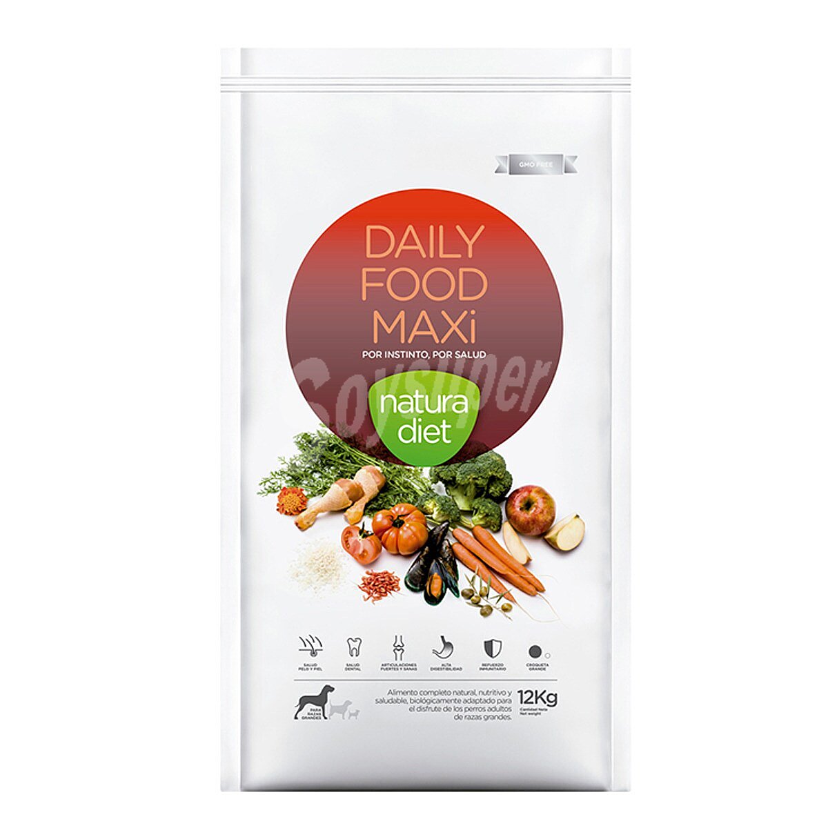 Daily food maxi pienso para perros adultos de raza grande con pollo y arroz diet