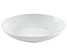 Plato hondo redondo de porcelana blanca,21cm, actuel.