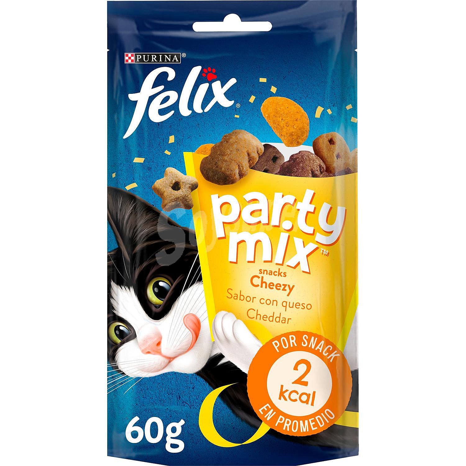 Snack para gato Purina Felix Party Mix Cheezy