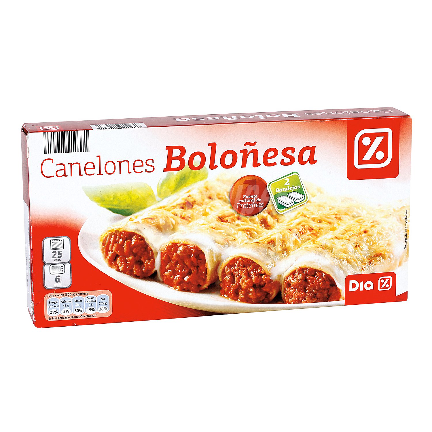 Canelones de carne