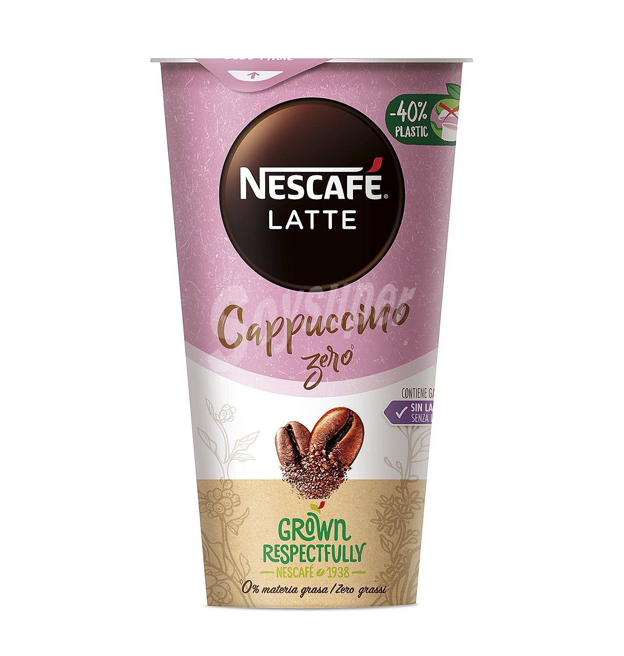 Café cappuccino zero Nescafé Shakissimo sin gluten