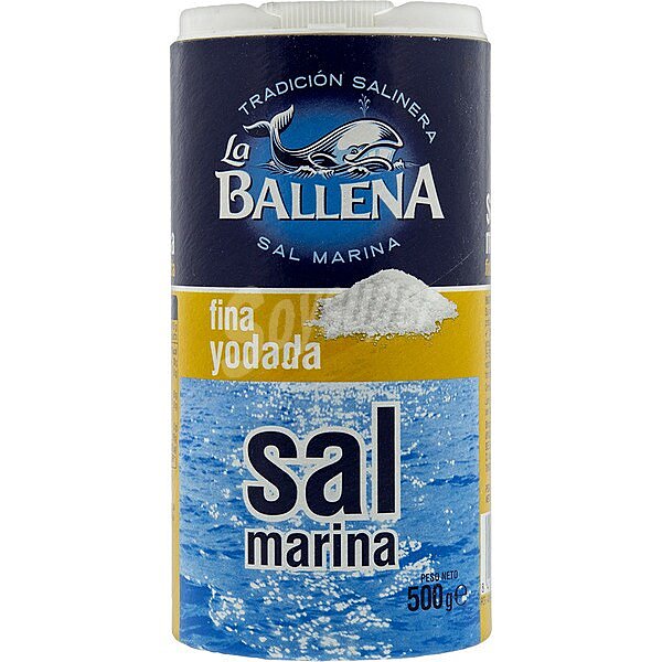 sal marina fina yodada 