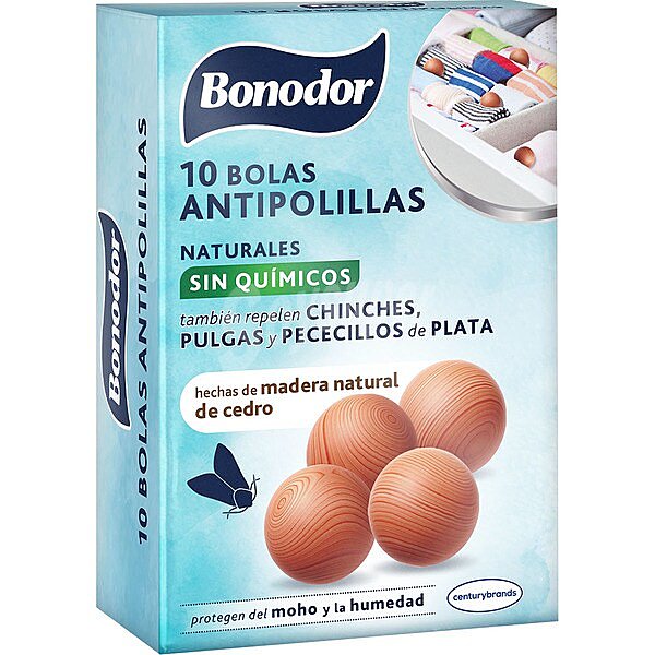 Bolas antipolillas de cedro