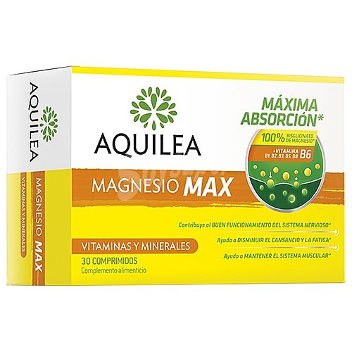 Aquilea Complemento nutricional a base de Magnesio, vitaminas y minerales aquilea Magnesio max