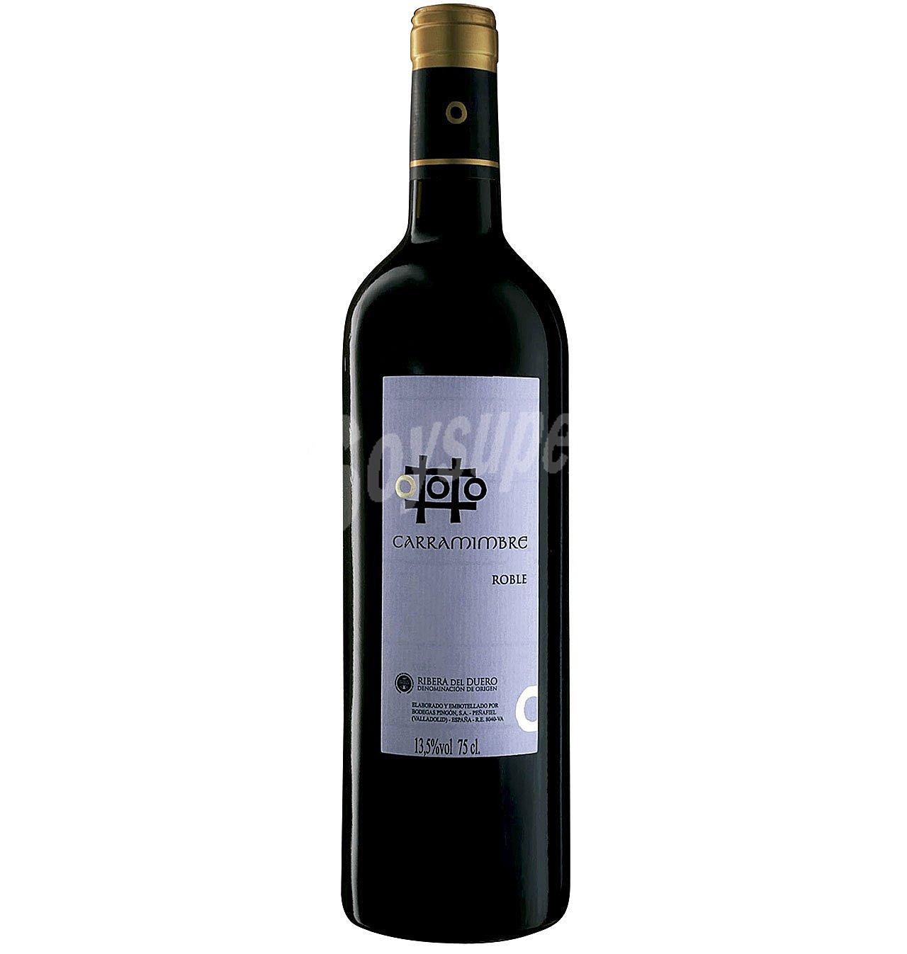 Vino tinto roble con denominación de origen Ribera del Duero