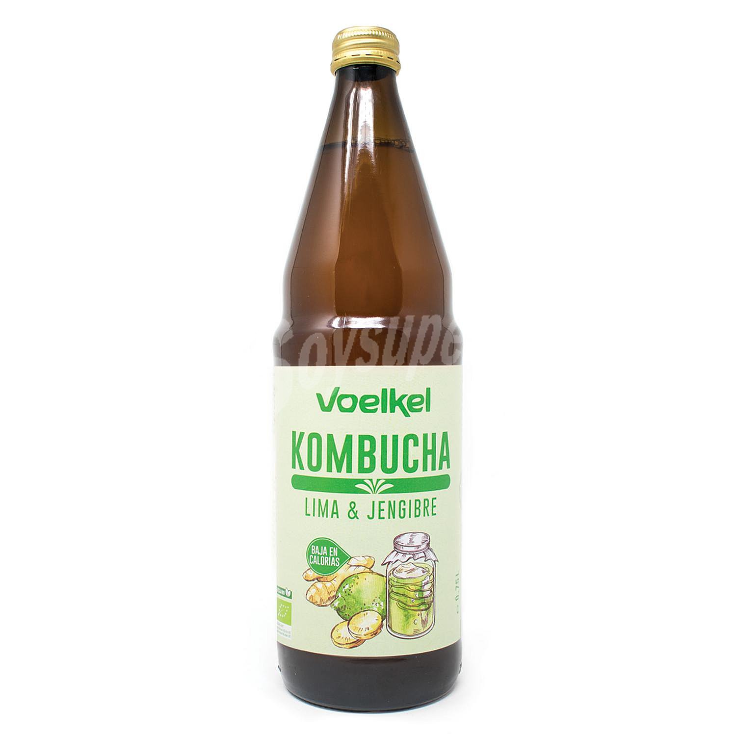 Kombucha lima y jengibre ecológico Voelkel