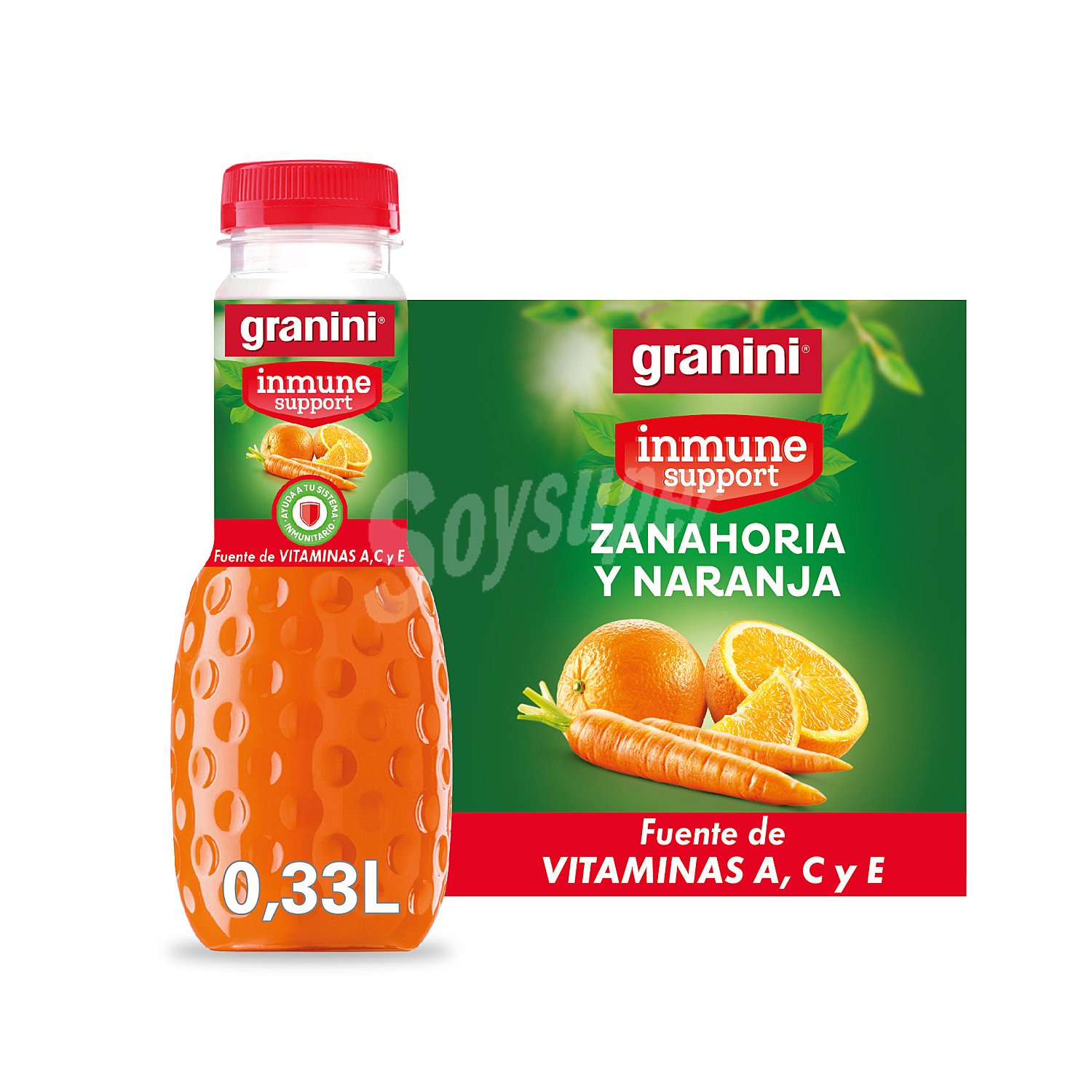 Néctar de naranja y zanahoria Go!