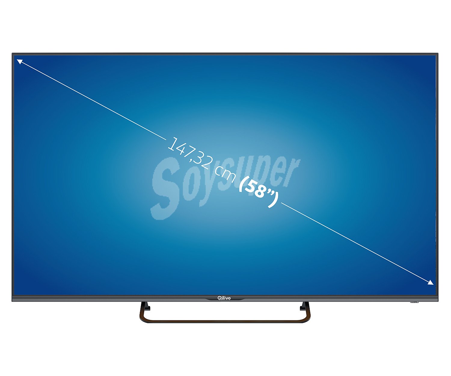 Televisión 147,32 cm (58") LED