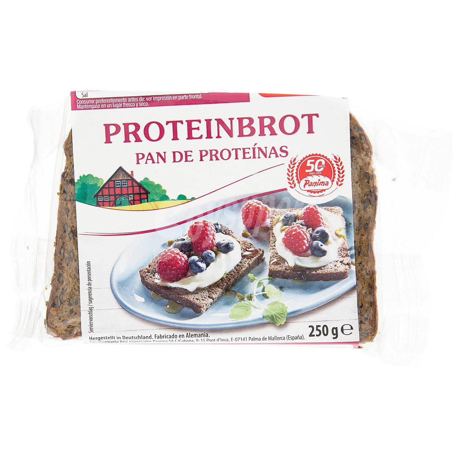 Pan de proteínas