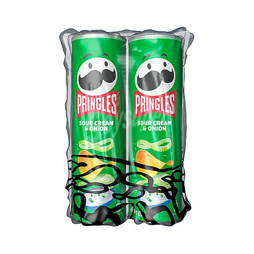 Pringles Patatas con forma de teja pringles sour cream & onion