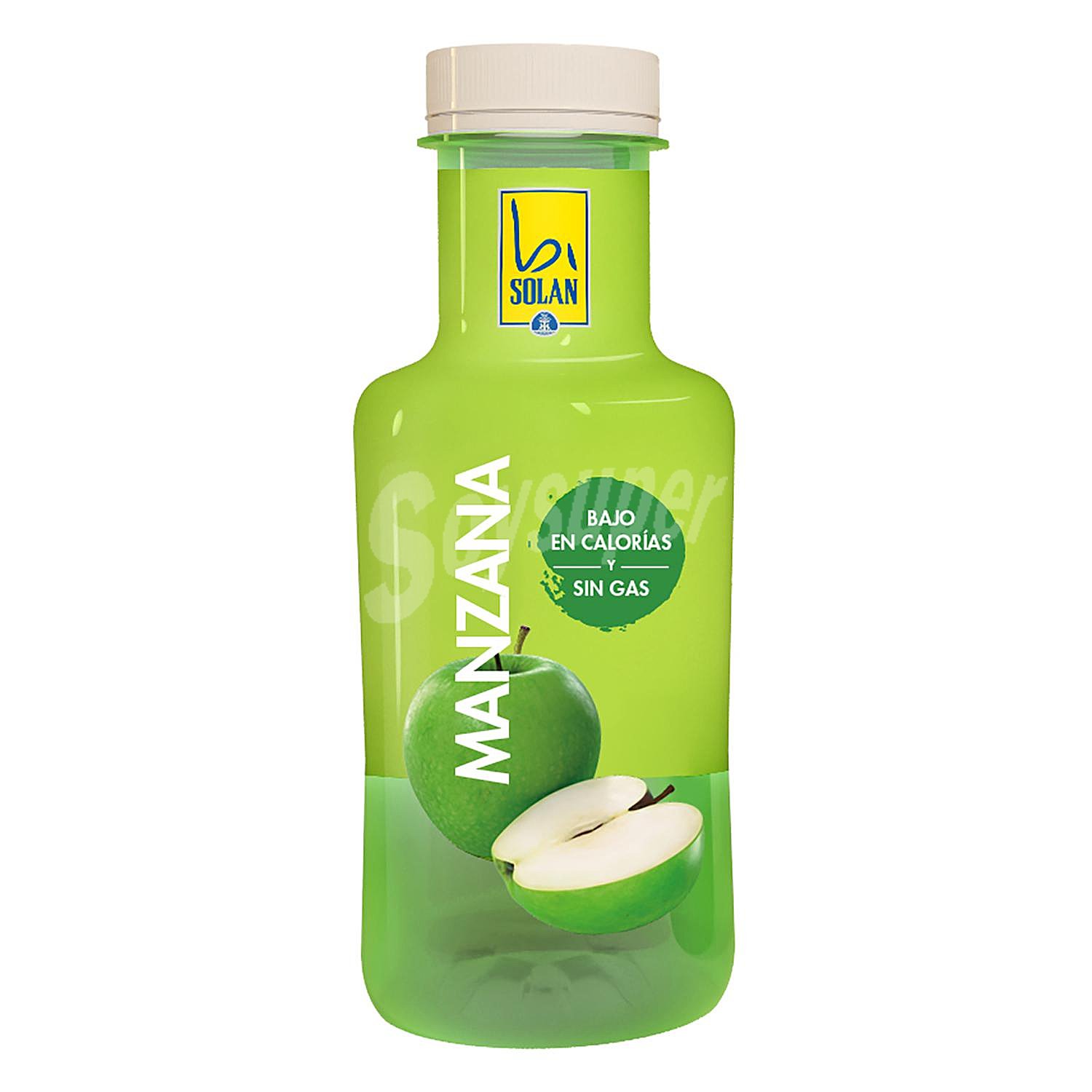 Agua mineral sabor manzana bisolan