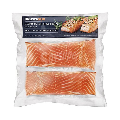 Krustasur Lomos de salmón sin piel, congelados krustasur