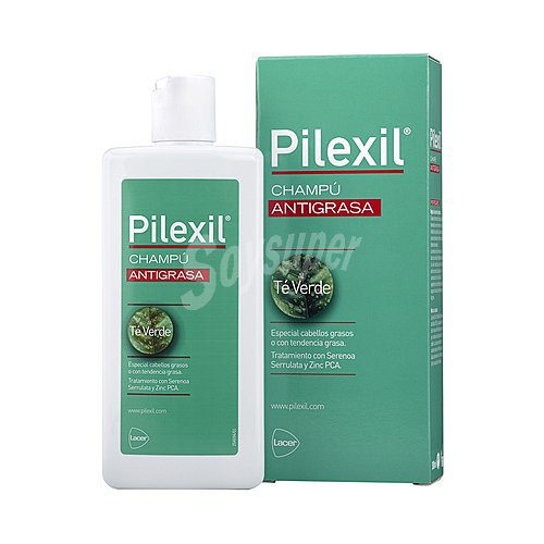 Pilexil Champú antigrasa con té verde, especial cabellos grasos o con tendencia grasa pilexil