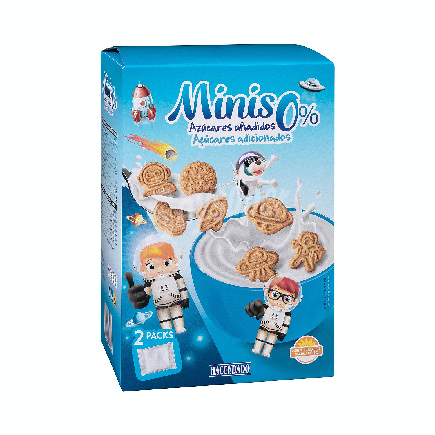 Galletas Minis 0% azúcares añadidos