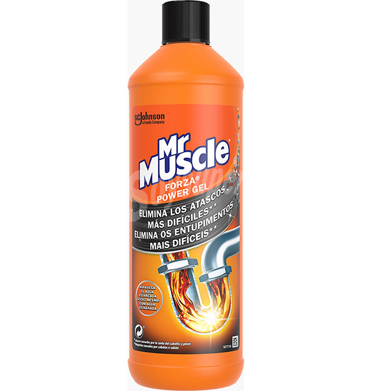 Desatascador mr muscle gel con lejía