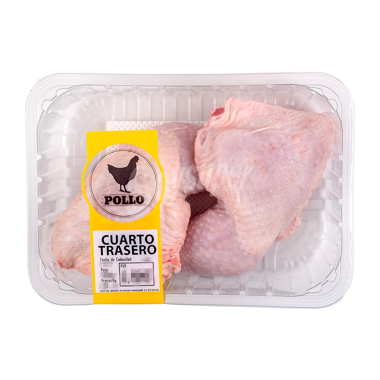 Pollo cuartos traseros fresco