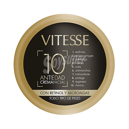 Vitesse Crema antiedad para cara, cuello y escote, apta para todo tipo de pieles vitesse A10