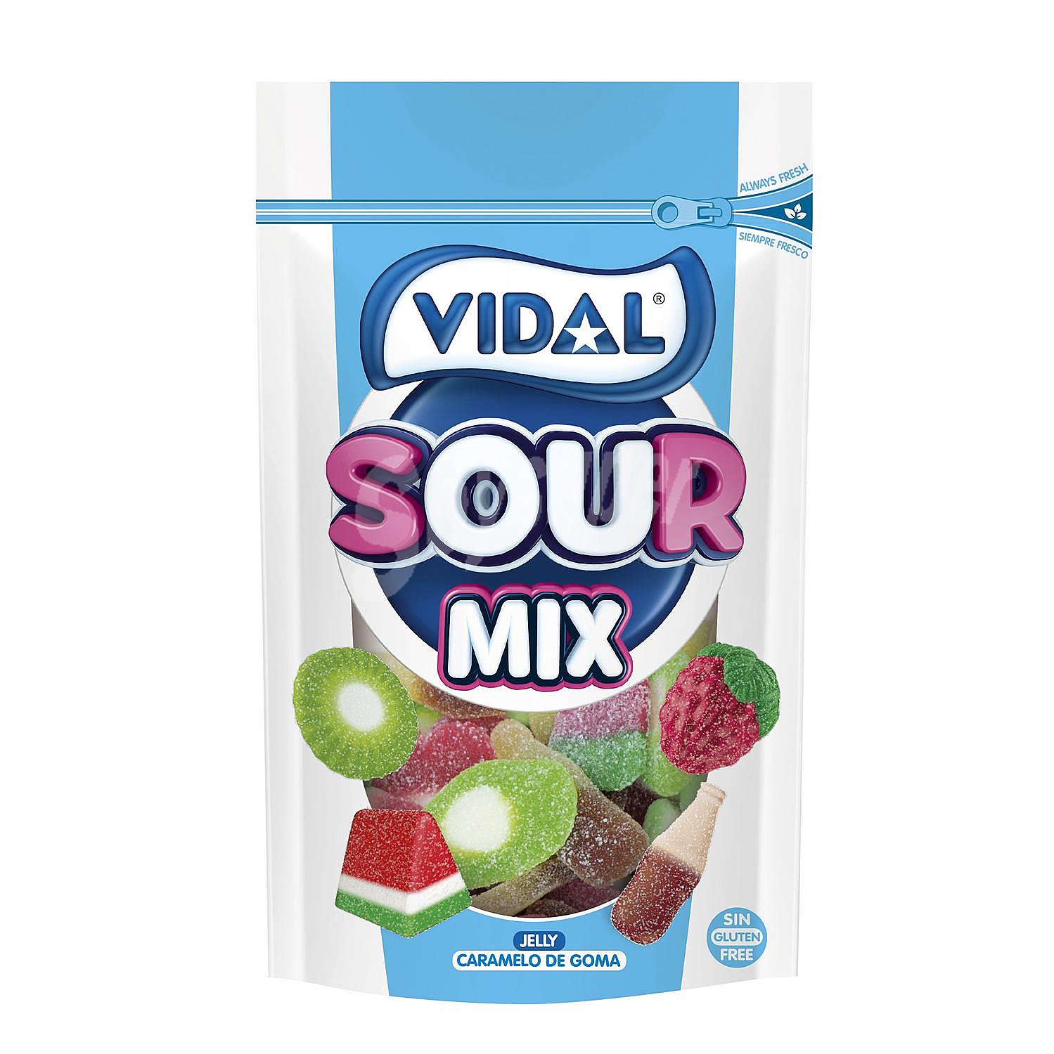 Caramelos de goma Mini Mix sin gluten doypack