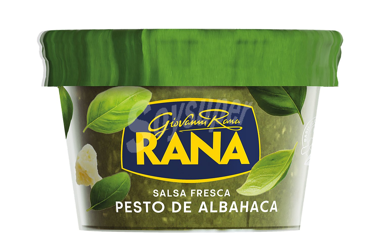 Salsa fresca de pesto de albahaca, elaborada con ingredientes 100% naturales